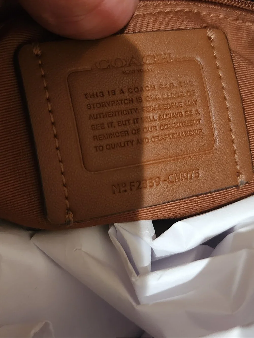 Coach Brown Leather & Suede Shoulder Bag